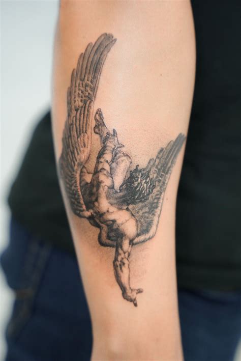 fallen angel tattoo designs|Fallen Angel Tattoo Meaning